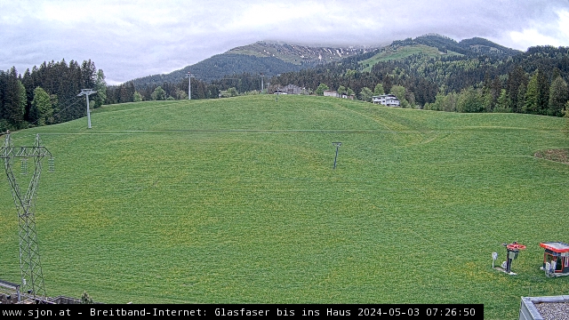 St Johann in Tyrol webcam - bottom ski station Eichenhof 